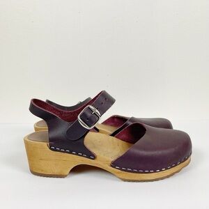 MIA Freja burgundy clogs size 38